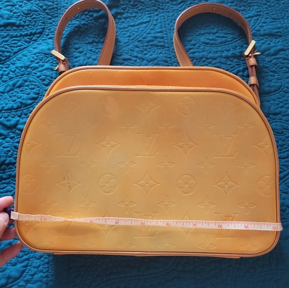 Louis Vuitton Murray Backpack in Yellow Vernis - Picture 3 of 16